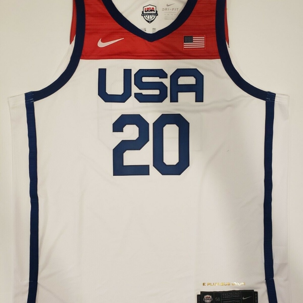 Nike Team USA Authentic Vaporknit 2020 Olympics Basketball Jersey CT6516-100